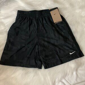 NIKE Kids Dri-Fit Shorts in Black Sz MEDIUM